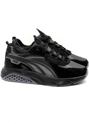 Черные кроссовки puma rs x porsche (новые)3 фото