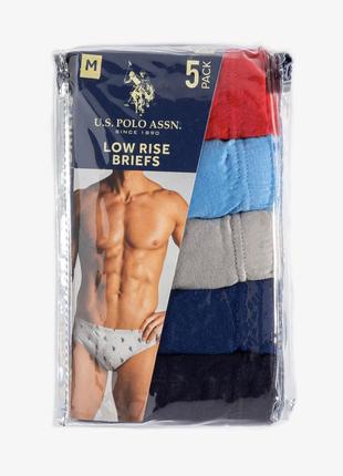 Набор мужского белья, трусы 5pk lowrise briefs u.s. polo assn