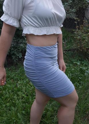 Юбка с пуш-ап эффектом, вечерняя юбка, для клуба, для вечеринки3 фото