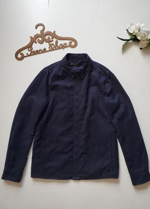 Фирменная куртка ветровка рубашка под замш zara, размер м2 фото