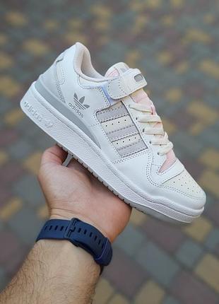 Adidas forum low женские демисезонные кроссовки / кеды адидас / женская обувь