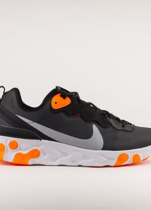 Мужские react element 55 black gray orange