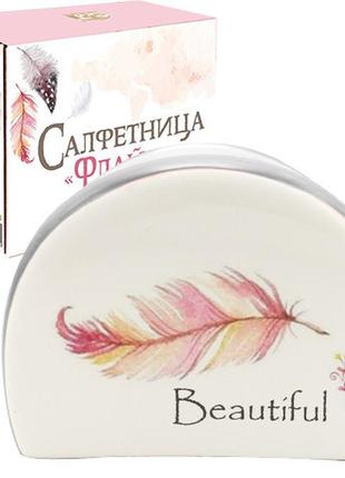Салфетница snt флай 700-05-14 10х7 см