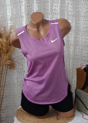 Xs фірмова жіноча майка безрукавка з вирізаною спинкою nike running оригінал