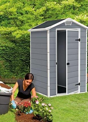 Садовый домик keter manor 4×3 4