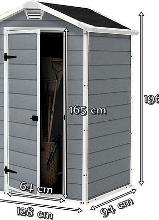 Садовый домик keter manor 4×3 9