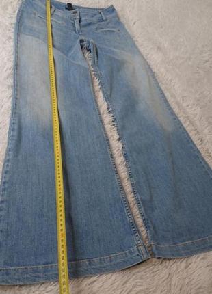 Винтажные крутые трендовые джинсы клёш6 фото