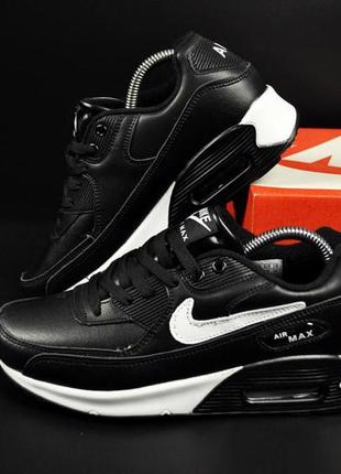 Чоловічі nike air max 90 чорні з білим