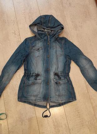 Джинсовка джинсова куртка парка1 фото