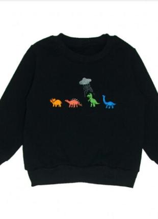 Джемпер трьохнитка начос з вишивкою