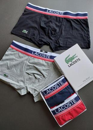 Мужские боксеры lacoste lux - 2 шт.2 фото