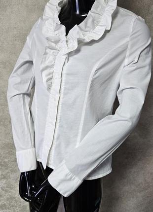 Рубашка блуза белого цвета