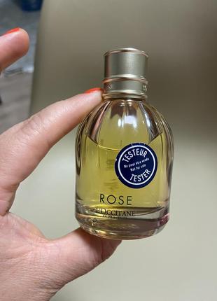 Loccitane rose eau de toilette  туалетная вода 50 мл1 фото