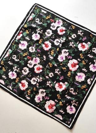 Hm красивый платок платок с цветочным принтом
