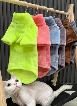 Теплий одяг для котів сфінкс, зимовий одяг для собак і кішок. теплий светр для хатніх тварин