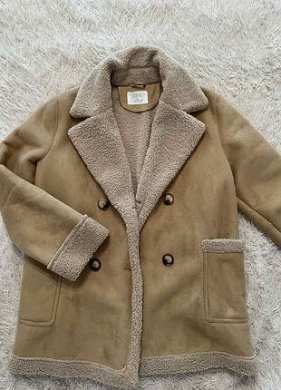 Дубленка zara