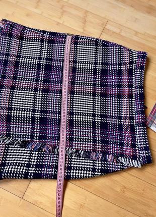 Стильная твидовая юбка 8