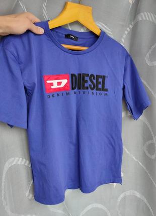 Футболка diesel оригінал жіноча футболка diesel big center logo5 фото