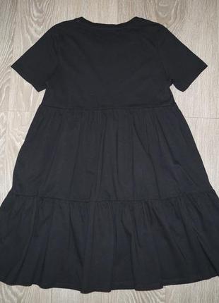 Сукня для дівчинки чорна reserved (розмір 164)2 фото