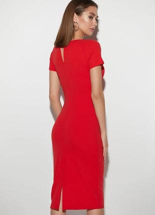 Красное платье с сеточкой на груди, является безопасная оплата. распродаж2 фото