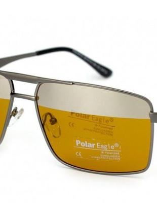 Очки для водителей антифара металлические polar eagle 20510 поляризация polaroid