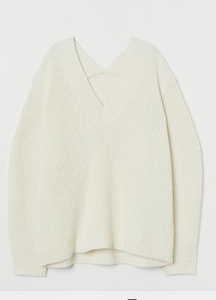 Свитер молочного цвета h&m размер l
