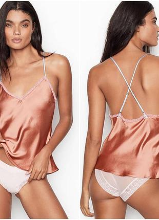 Атласна майка на бретелях від вікторія сікрет victoria's secret