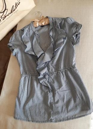 Блуза рубашка 134-140 H&M