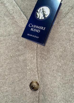 Шикарный кашемировый кардиган cashmere blend 😍 италия 🇮🇹2 фото