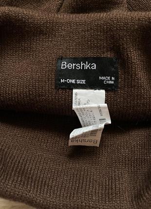 Шоколадна шапка біні bershka4 фото