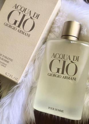 Acqua di giò pour homme туалетна вода для чоловіків