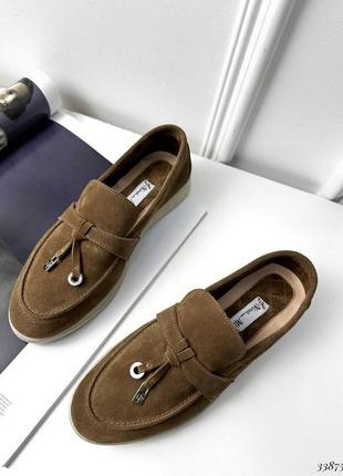 Лоферы nina❤️mi натуральная замша