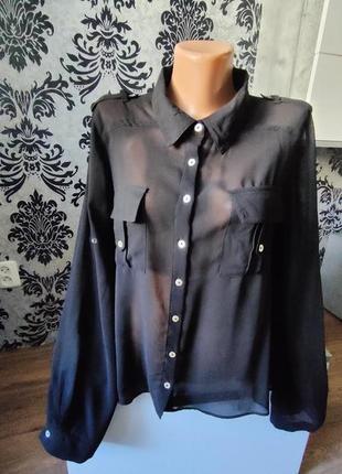 Прозрачная рубашка, блуза1 фото