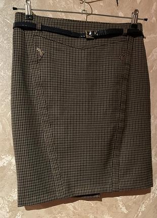 Спідниця тепленька з ремінцем