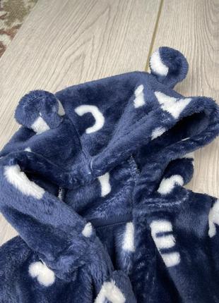 Новый набор 3-6 мес теплый халат пижамка костюм mickey mouse4 фото