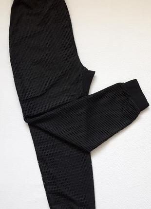 Бомбезные стильные брюки с манжетами сетка высокая посадка большого размера firetrap9 фото