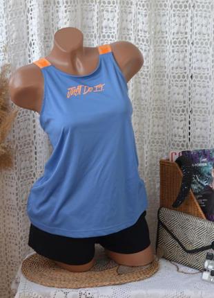 S фирменная женская спортивная майка nike dri fit just do it tank elastika jdi grx синяя