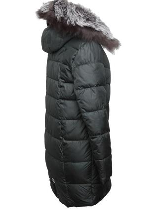 Парка женская зима с мехом енота