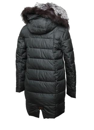 Парка женская зима с мехом енота