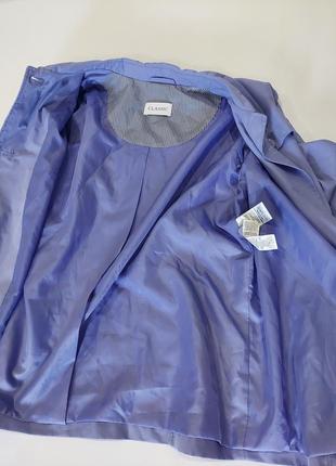 Легкая куртка ветровка лавандового цвета m&s classic 52-54 размер3 фото