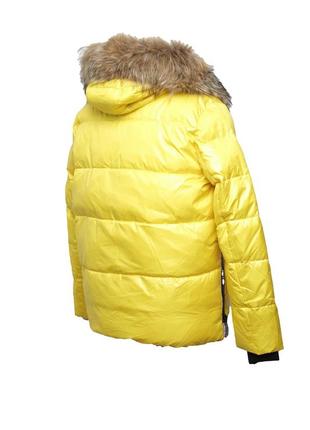 Куртка короткая женская зимняя visdeer xxl желтый6 фото