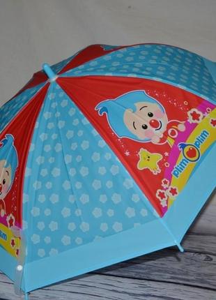 Парасолька дитяча яскравий матовий веселий клоун зонтик зонт2 фото