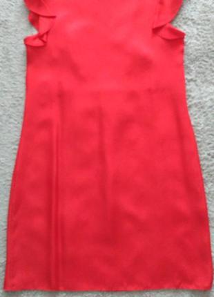 Червоне літнє плаття сукня  з рюшами f&f р. 40 ( 42 )2 фото