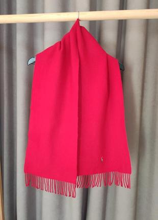 Яркий шерстяной шарф polo ralph lauren, оригинал 🔥🔥🔥