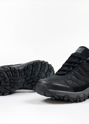 Чоловічі кросівки merrell термо чорні сірі4 фото