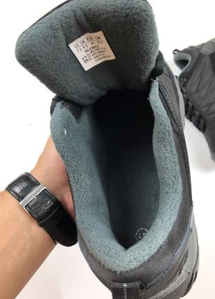 Чоловічі кросівки merrell термо чорні сірі6 фото