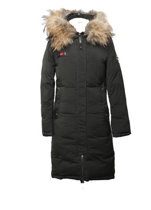 Пуховик с натуральным мехом visdeer