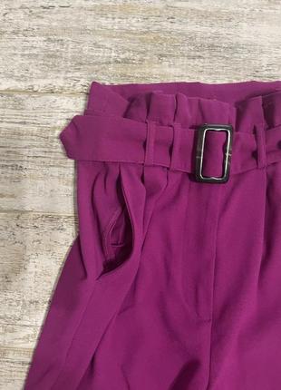 Женские брюки с поясом3 фото