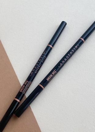 Anastasia beverly hills brow wiz ultra-slim precision brow pencil олівець для брів2 фото