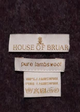 House of bruar 100% шерсть ламсвул супер теплый и супер мягкий шарф4 фото